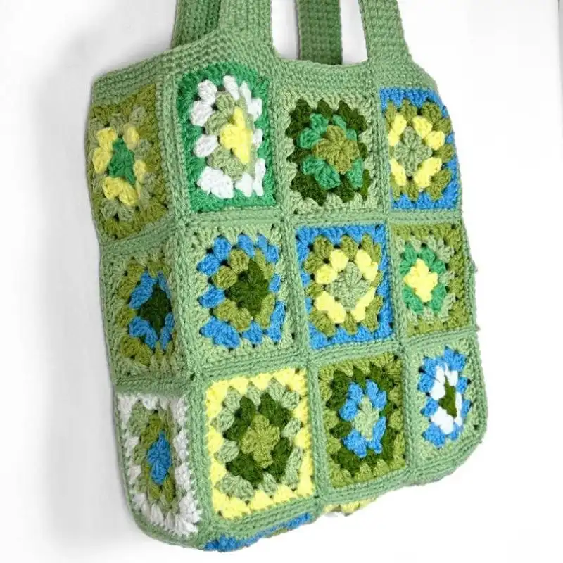 Granny Square Market Bag