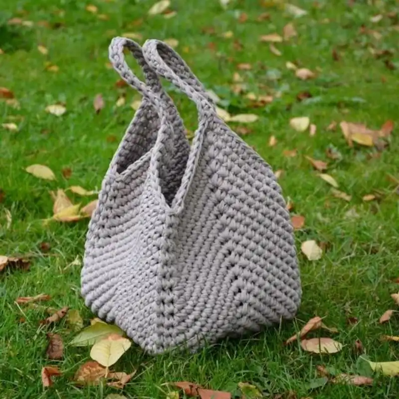 Chunky Granny Square Market Bag