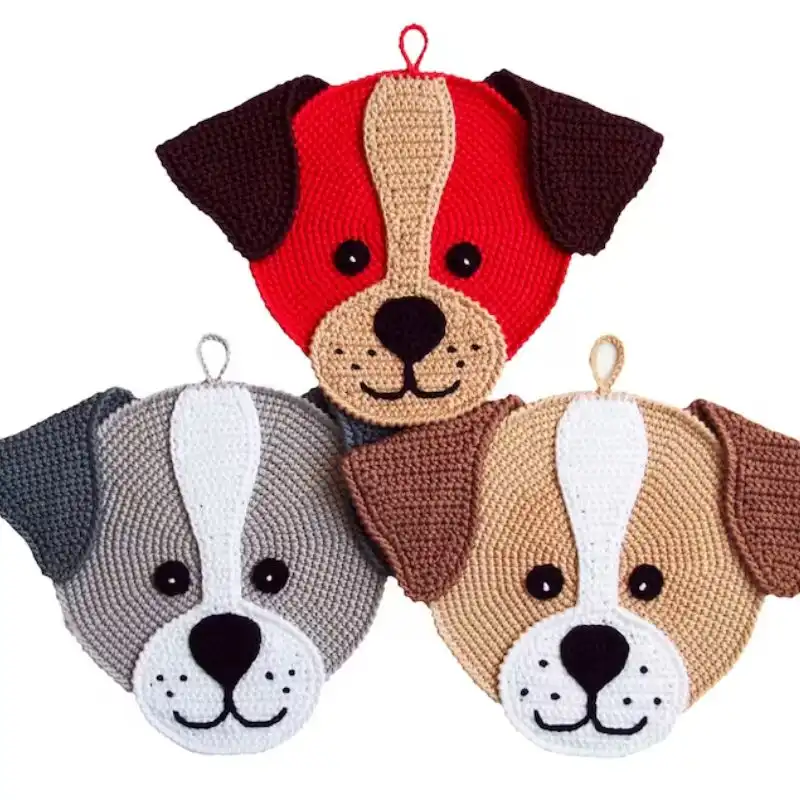 Round Puppy Decor Placemat