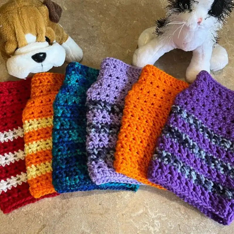 Cross Double Crochet Dog Sweater