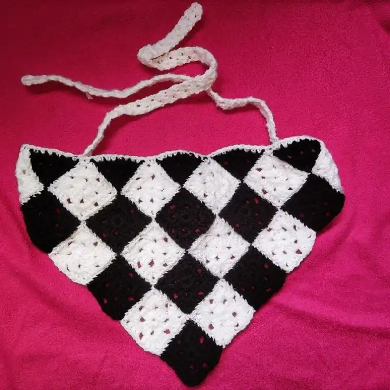 Checkered Bandana Pets