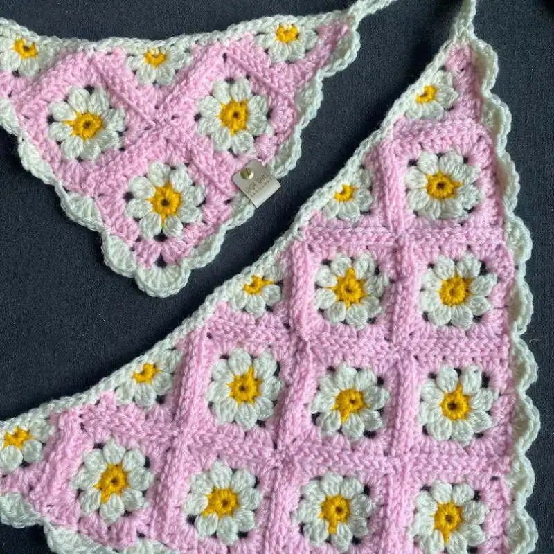 The Daisy Bandana Matching Set