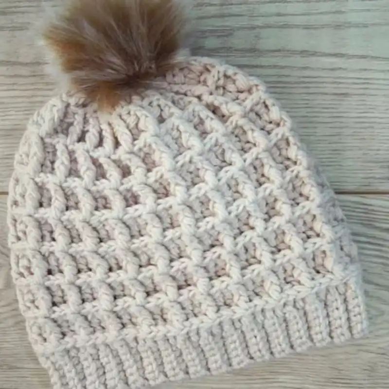 Waffle Stitch Beanie