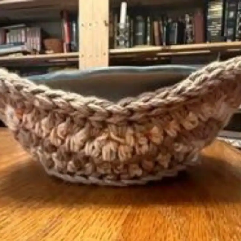 Striped Chevron Bowl Cozy