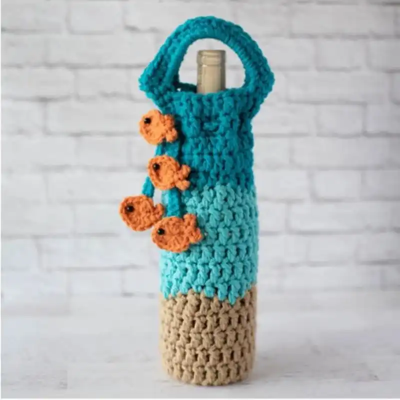 Beach Themed Wine Cozy