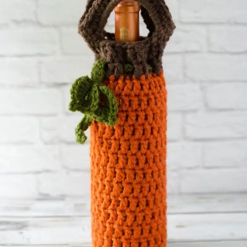 Pumpkin Wine Cozy