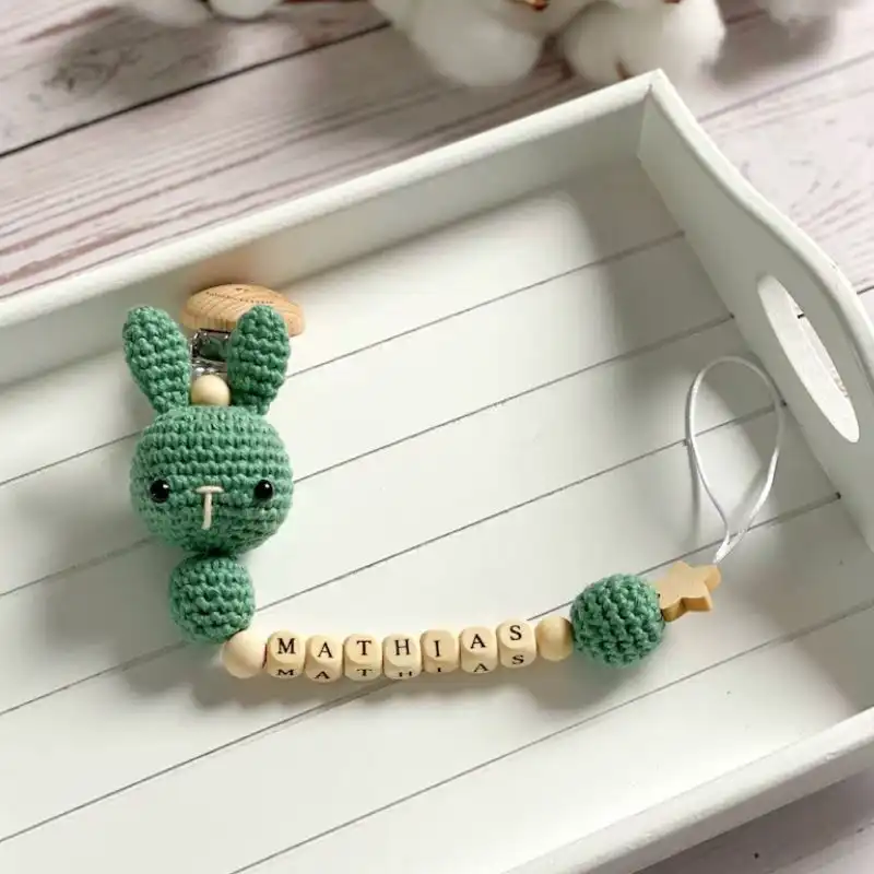 Bunny Pacifier Clip