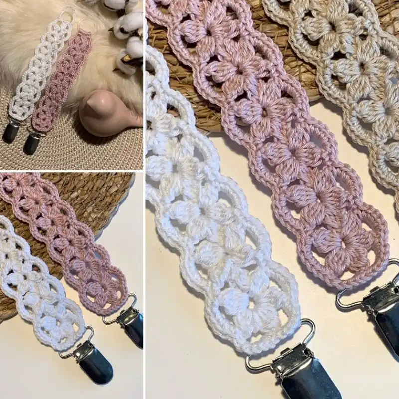 Magnolia Pacifier Clip