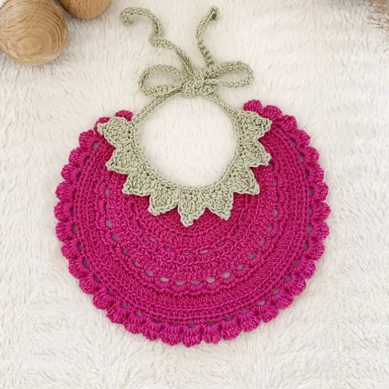 Raspberry Baby Bib