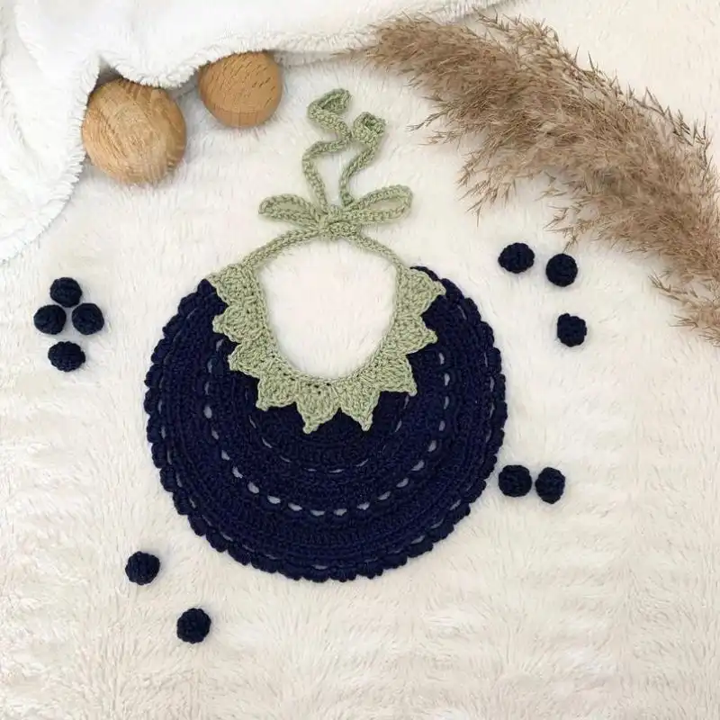 Blueberry Baby Bib