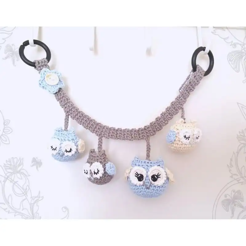 Stroller Mobile Owl Family Toy