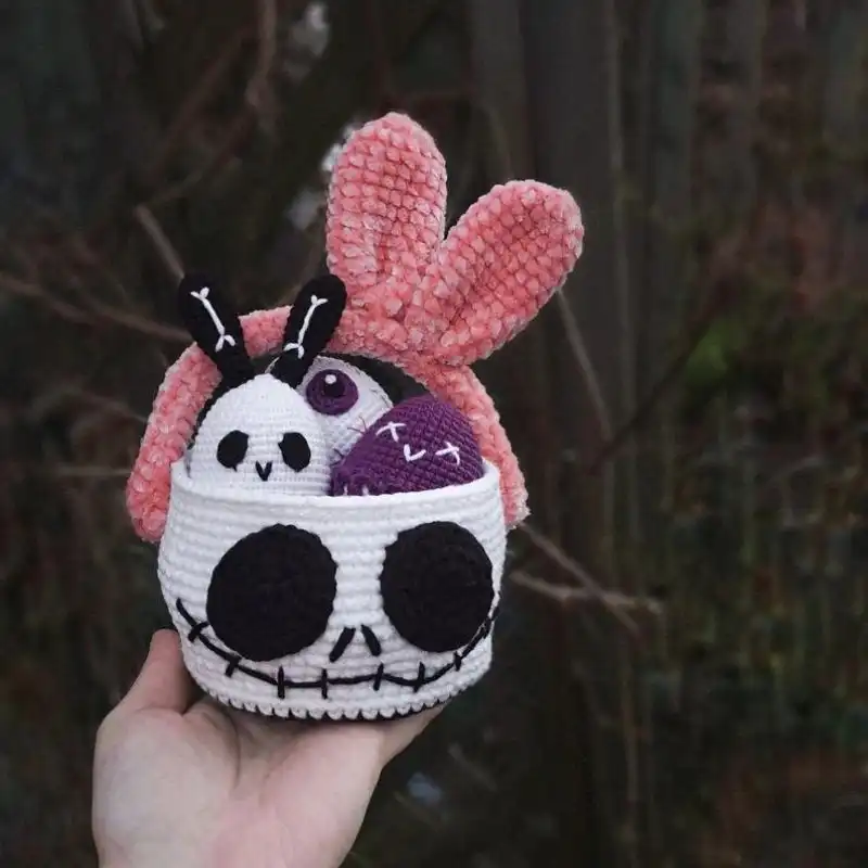 Goth Easter Egg Basket