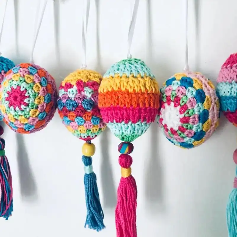 Boho Easter Eggs Decoration