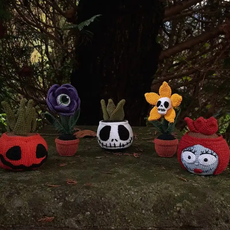 Halloween Fake Plants