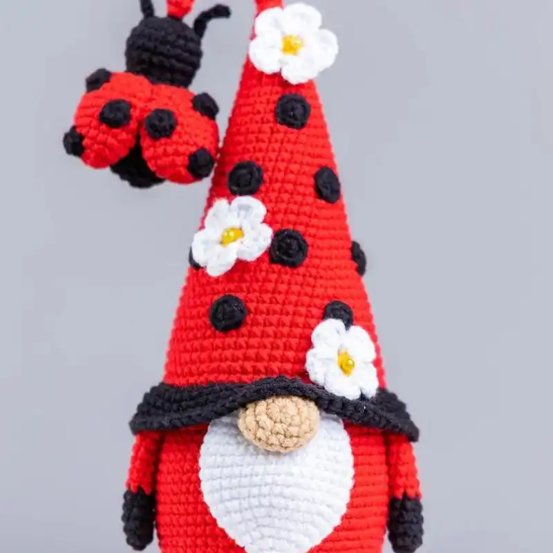 Easter Gnome Ladybug