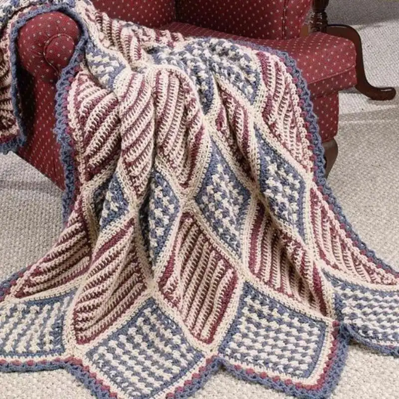 Patriotic Country Heirloom Blanket