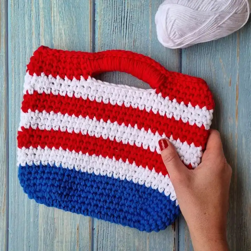 Stars And Stripes Handbag Pattern