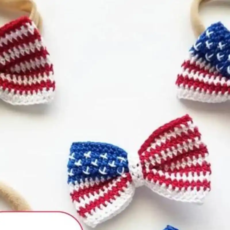 Patriotic Hair Bow