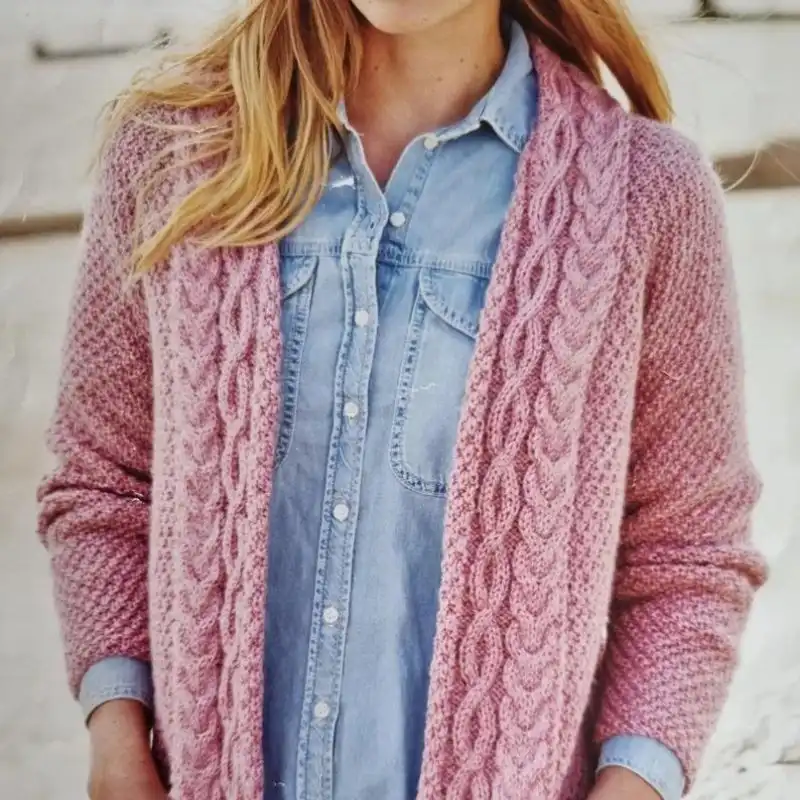 Aran Cable Cardigan 