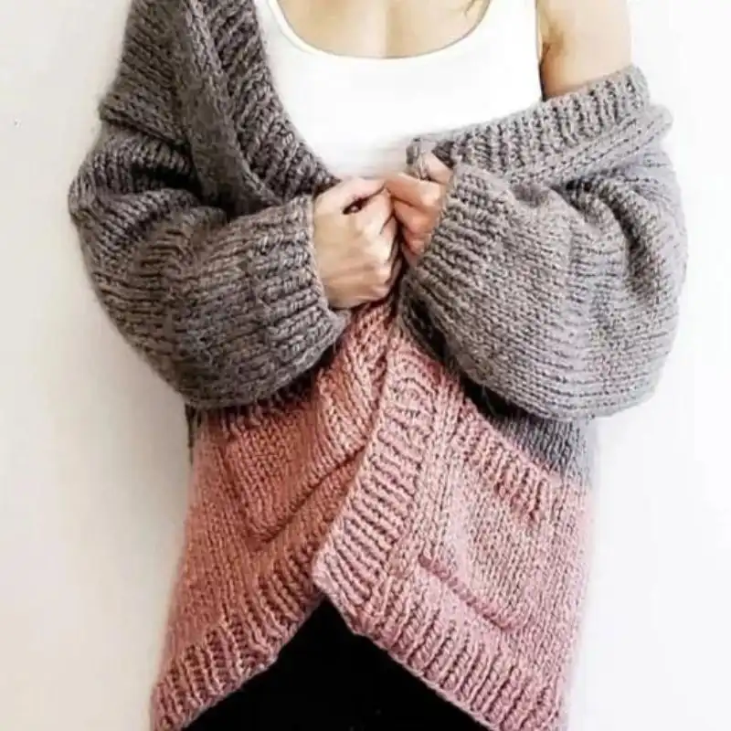 Colorblock Cardigan