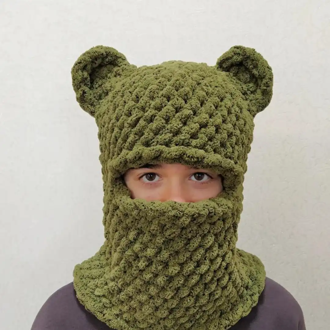 Balaclava With Bear Ears