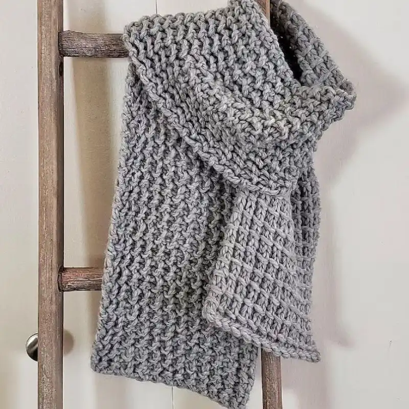 Warm Wrap Scarf Knit Pattern