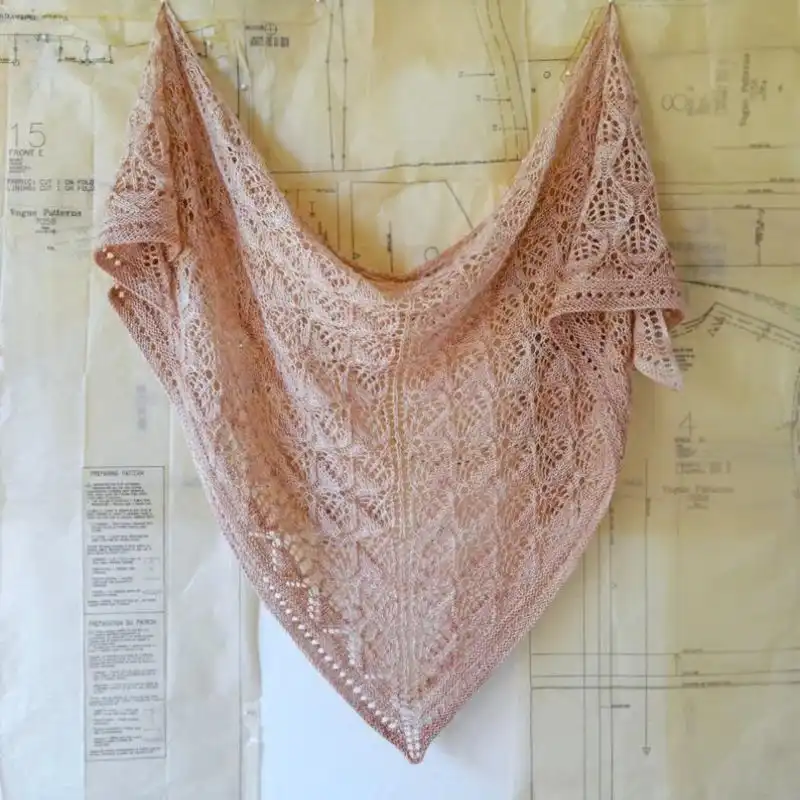 Wonderberry Lace Shawl Knitting Pattern