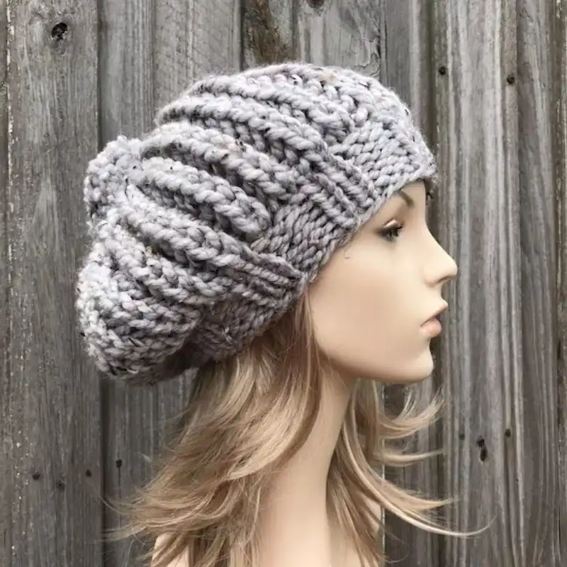 Ludmilla Ribbed Beret