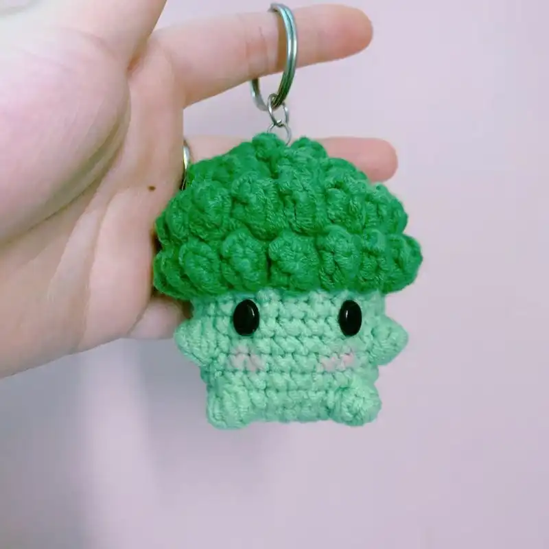 Broccoli Keychain