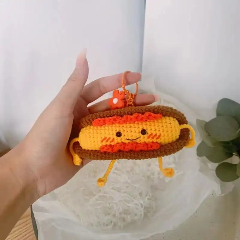 Hot Dog Keychain