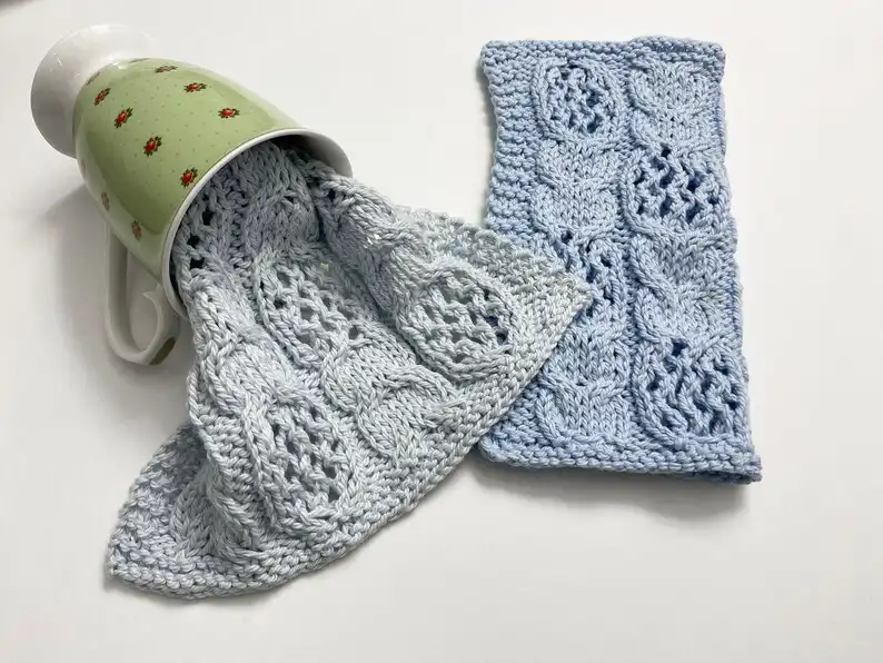 Wave Lace Dishcloth