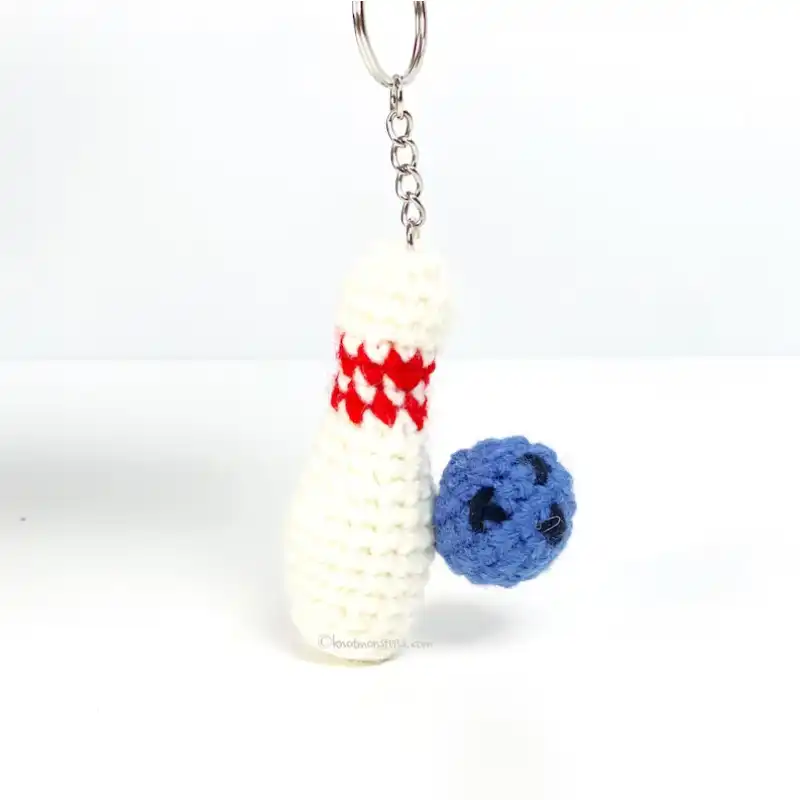 Baseball Bat Keychain