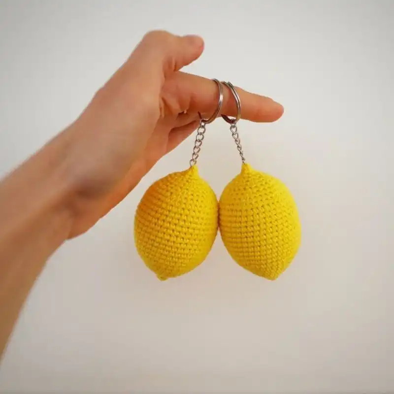 Lemon Keychain