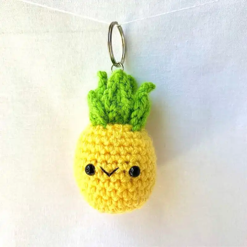 Pineapple Keychain