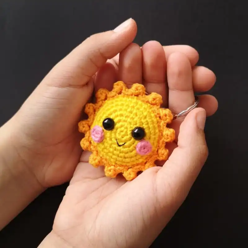 Sun Keychain