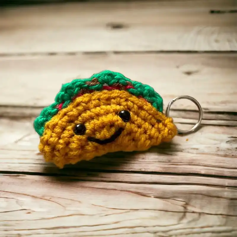 Taco Keychain