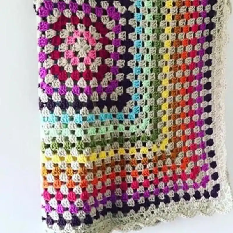 Granny Square Afghan Border