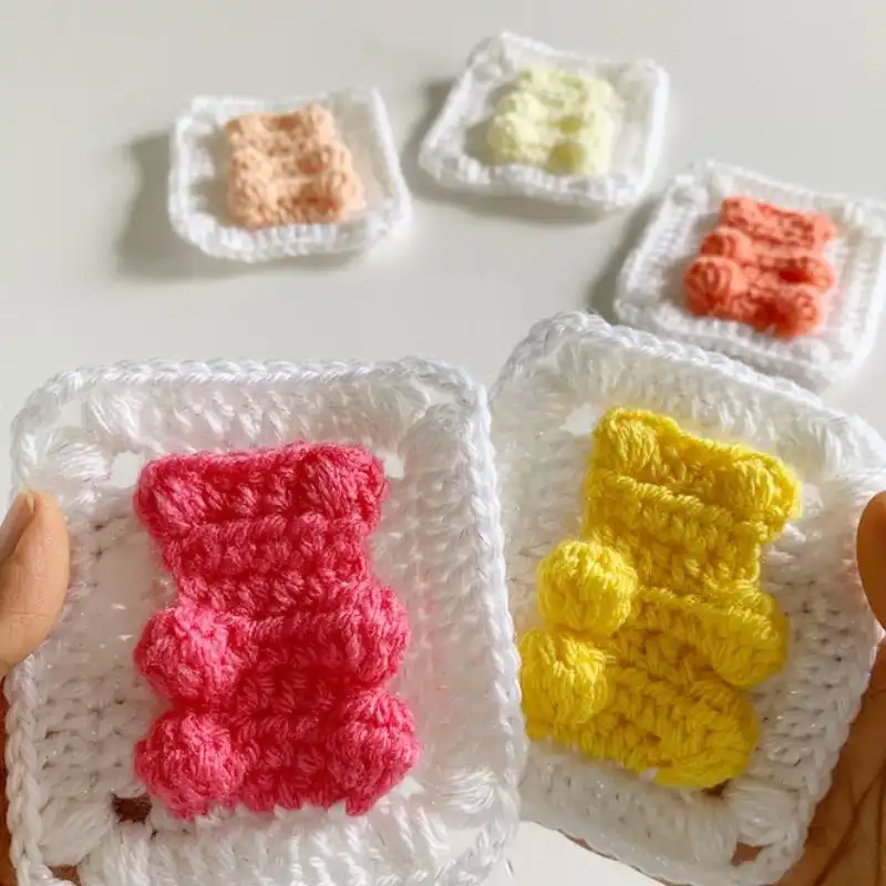 Gummy Bear Granny Square