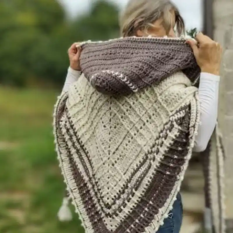 Nova Hooded Triangle Scarf