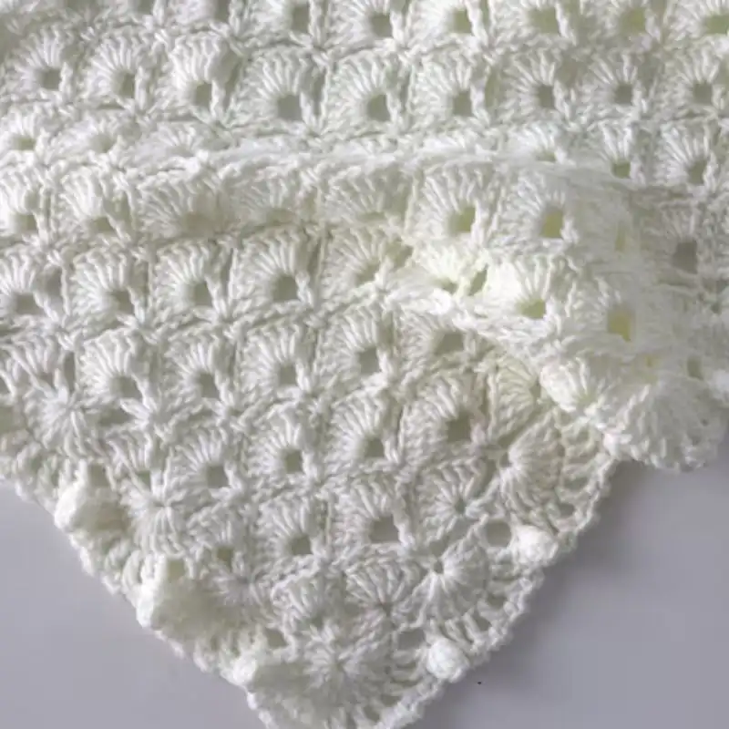 Shell Stitch Baby Blanket