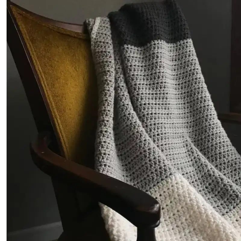 Simple Half Double Crochet Blanket