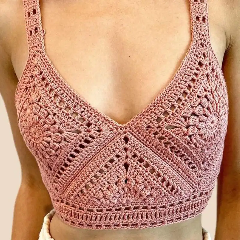 Sunburst Mosaic Bralette Pattern