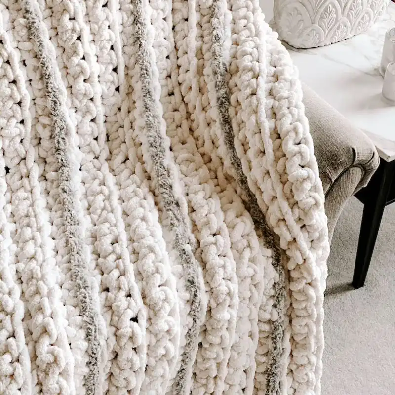 Chunky Crochet Blanket Pattern