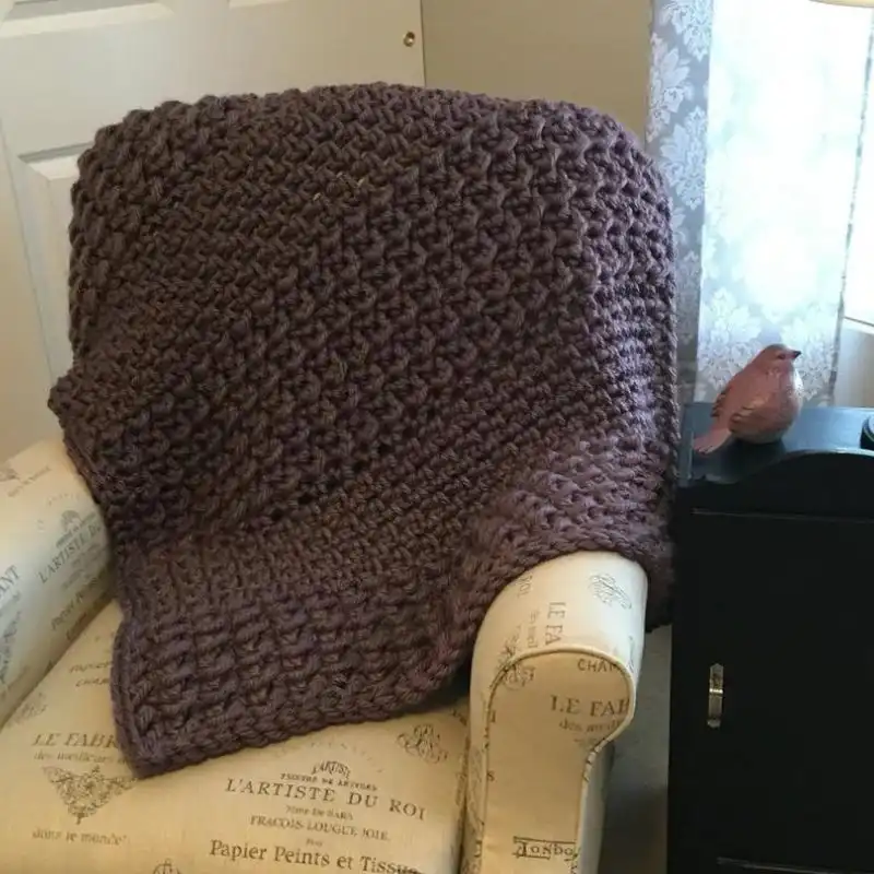 Chunky Lapghan Blanket