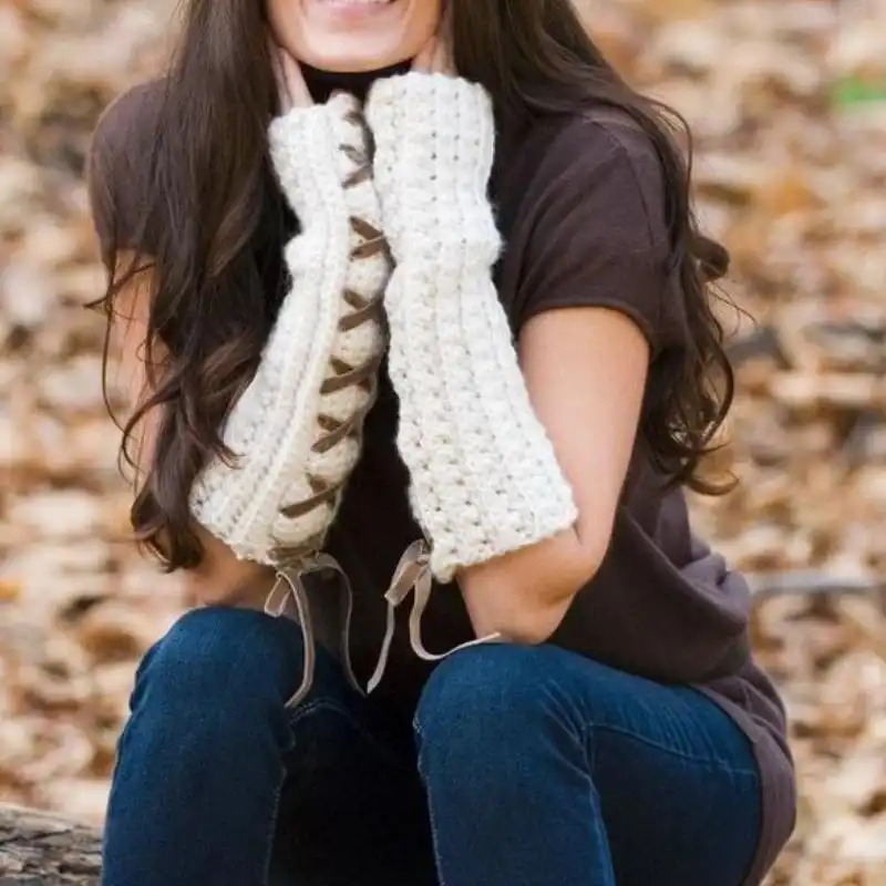 Cozy Fingerless Arm Warmers Crochet Pattern