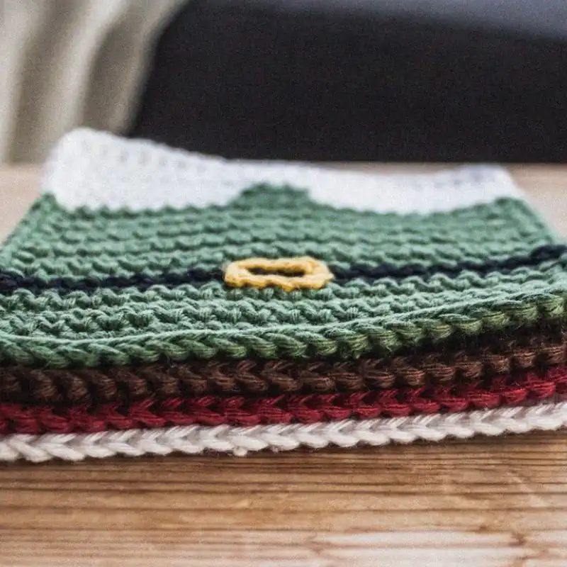 Crochet Christmas Coasters