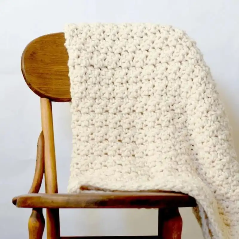 Crochet Chunky Blanket Pattern