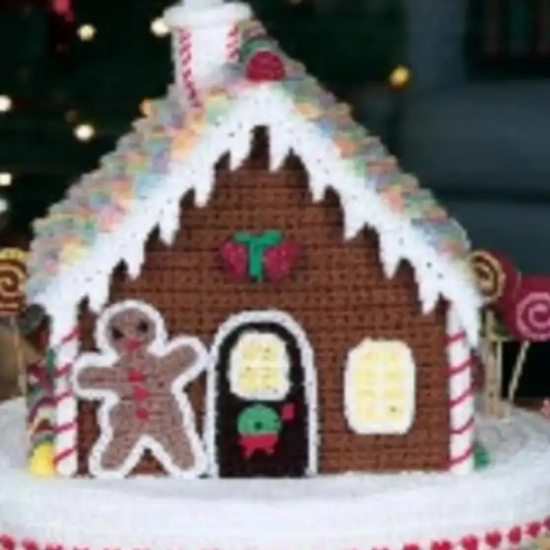 Gingerbread House Crochet Pattern