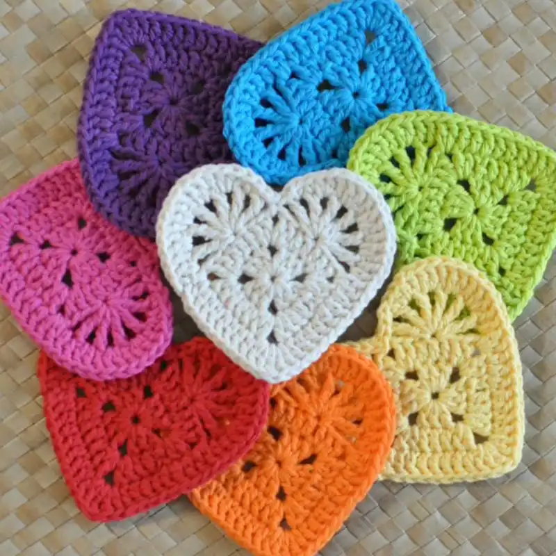 Granny Heart Coaster