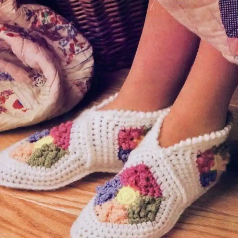 Granny Square Slippers